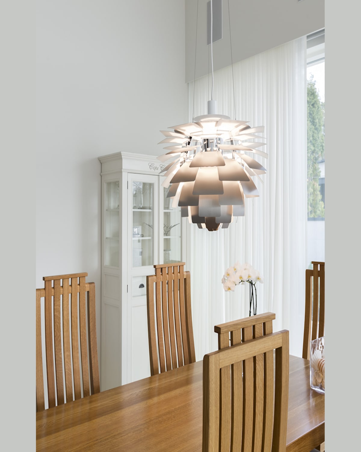 Louis Poulsen Ph 24" Artichoke Pendant In Stainless Steel