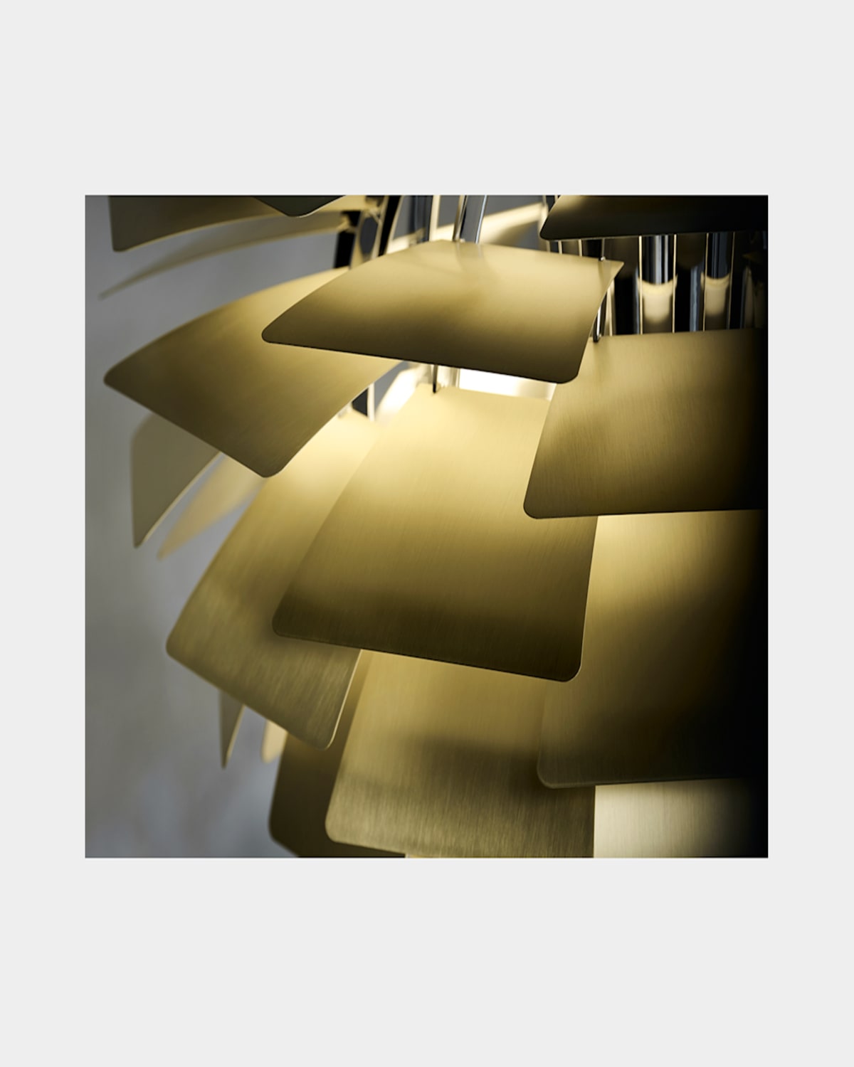 Louis Poulsen Ph 24" Artichoke Pendant In Brass