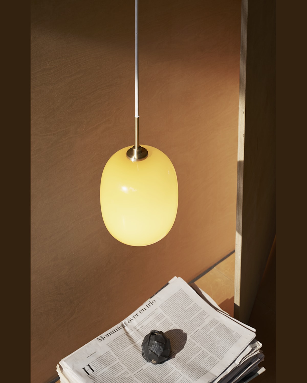 Louis Poulsen Vl45 Radiohus Pendant Lamp In Amber