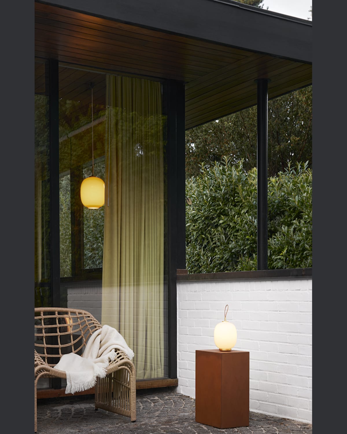 Louis Poulsen Vl45 Radiohus Pendant Lamp In Amber