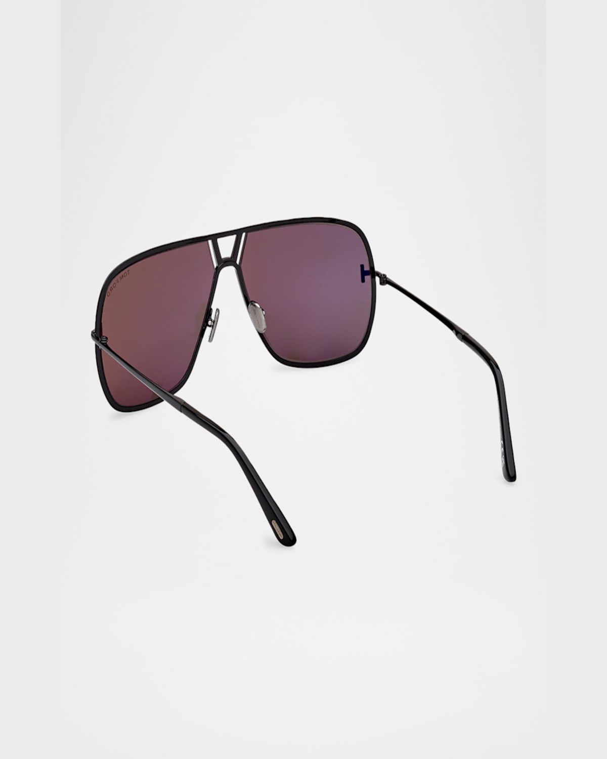 Tom Ford Full Frame Sunglasses In Shiny Black
