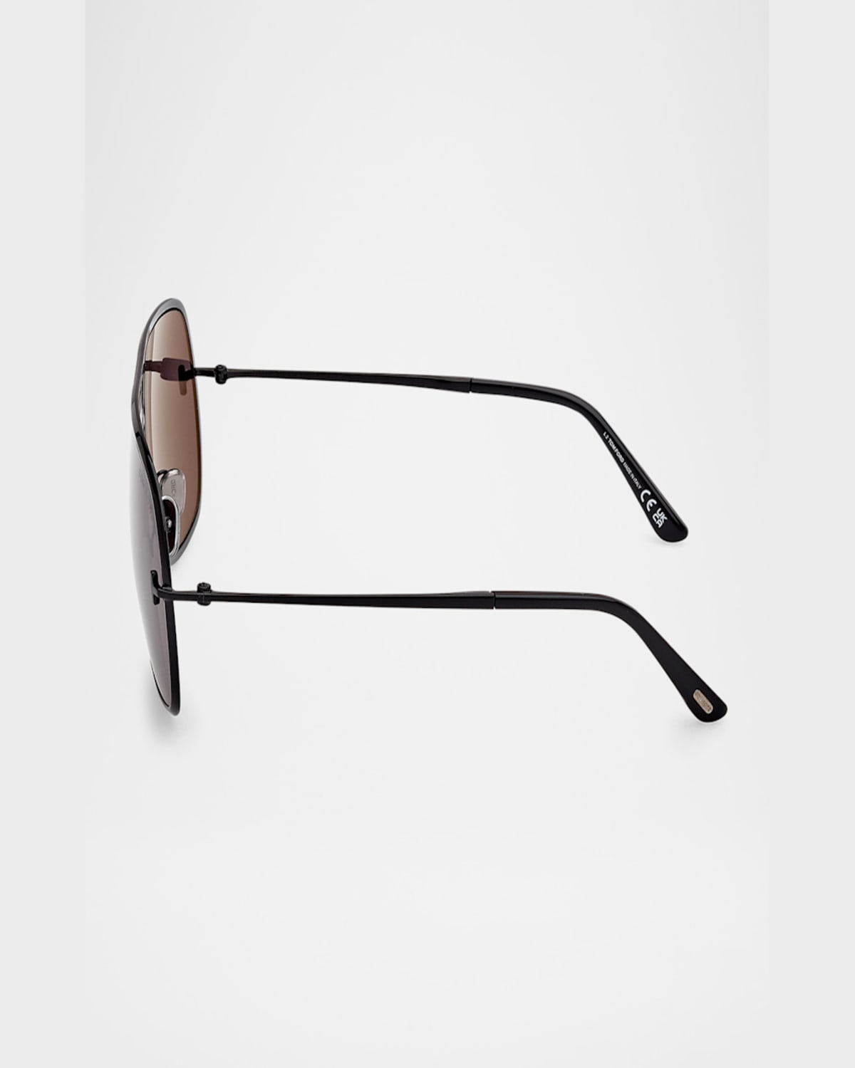 Tom Ford Full Frame Sunglasses In Shiny Black