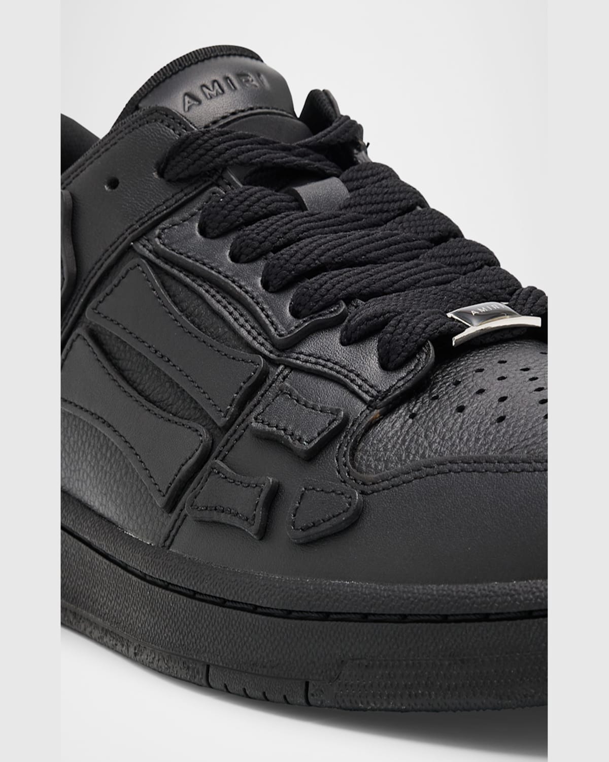 AMIRI MEN'S SKEL LOW-TOP LEATHER SNEAKERS 
