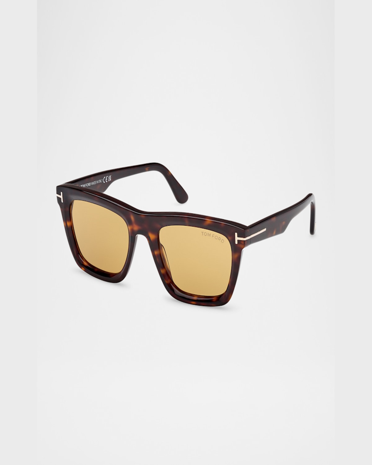Tom Ford Mens Dark Havana Tf1208 Lelio Square-frame Acetate Sunglasses In Shiny Dark Havana