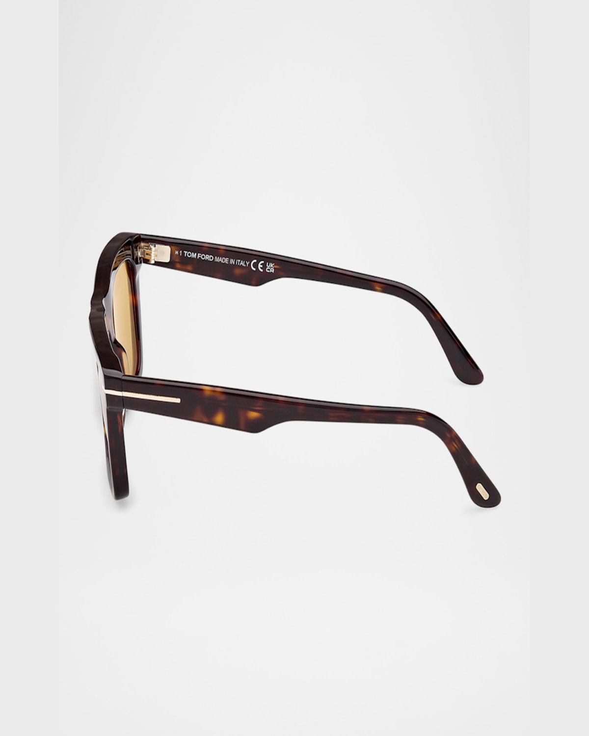 Tom Ford Mens Dark Havana Tf1208 Lelio Square-frame Acetate Sunglasses In Shiny Dark Havana