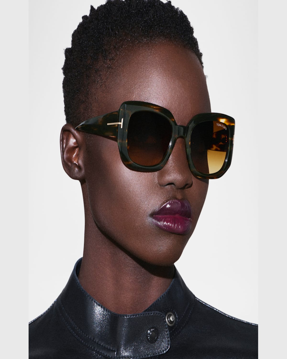 Tom Ford Carla 52mm Square Sunglasses In Multi