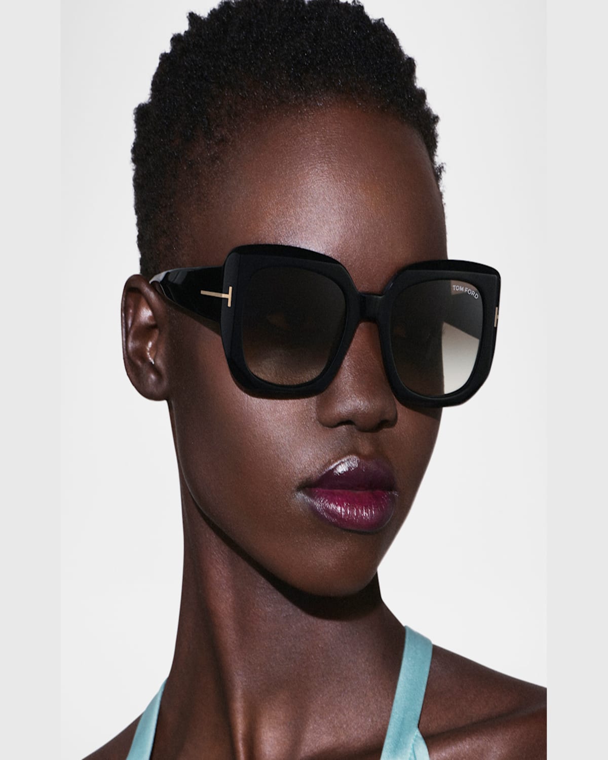 Tom Ford Carla 02 Sonnenbrille In Shiny Black