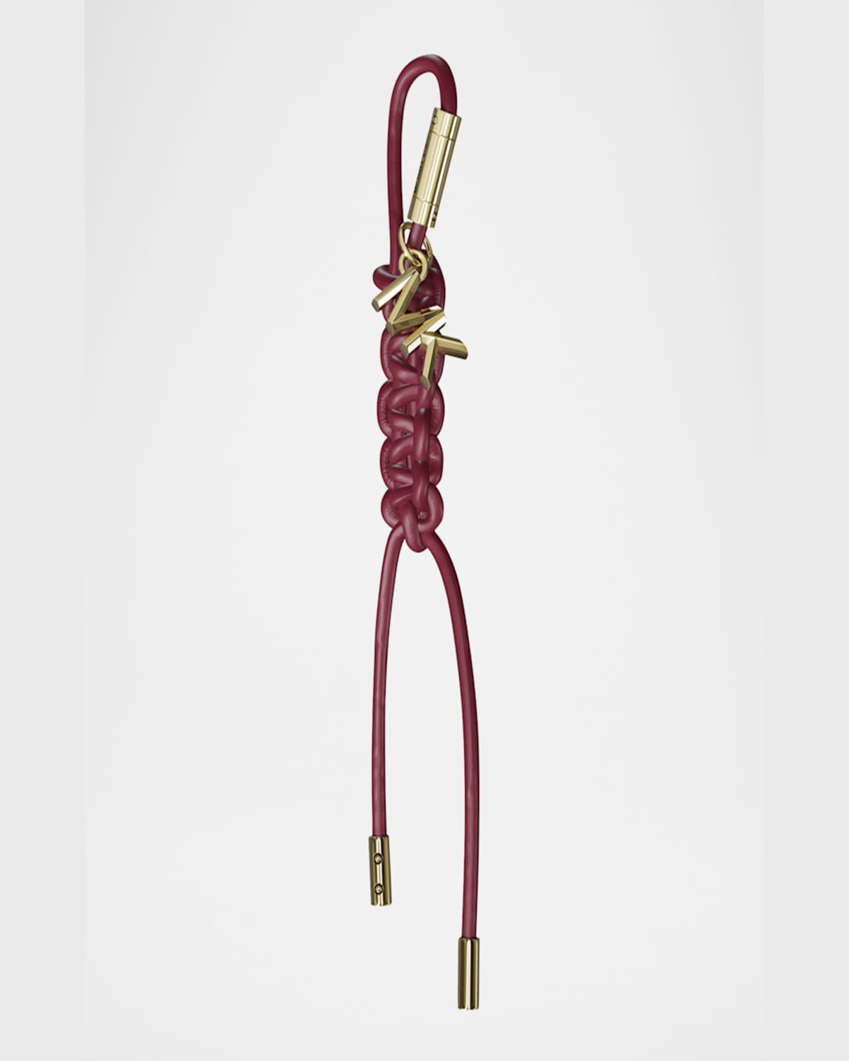 Michael Michael Kors Braided Bag Charm In Mulberry