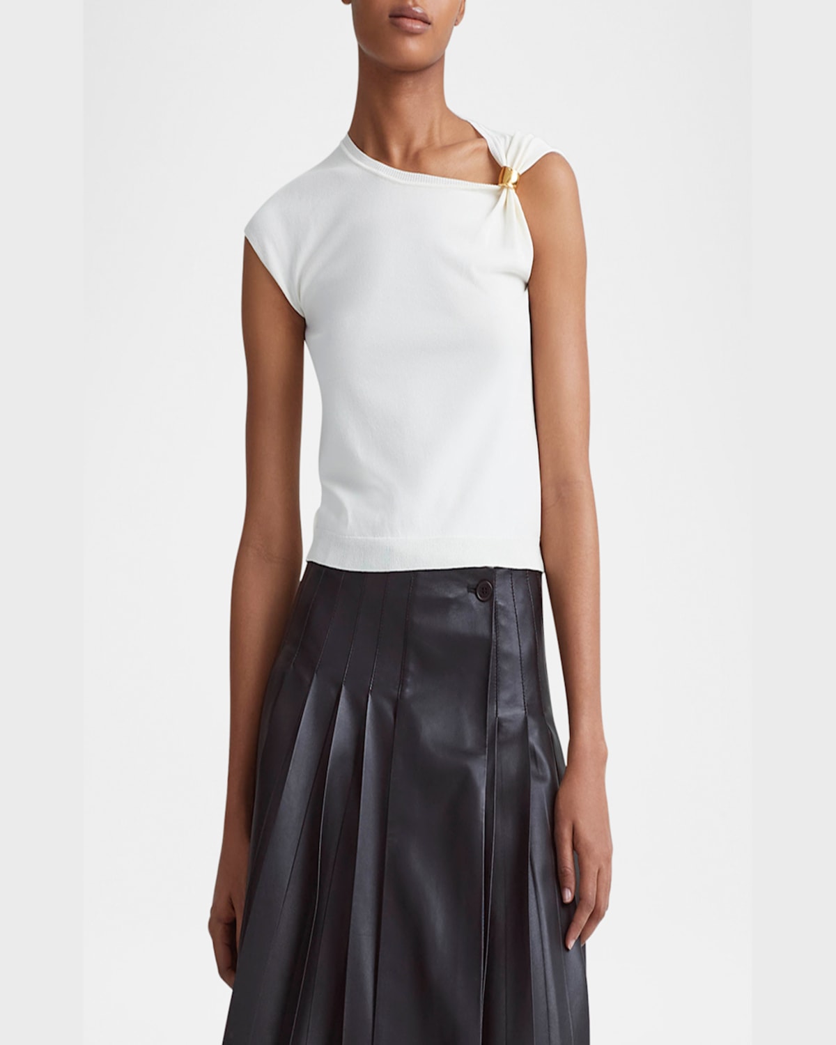 Altuzarra Rinaldi Gathered Ring Knit Top