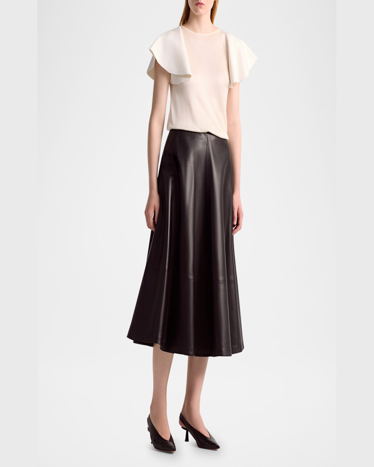 Altuzarra Zuzu Flutter-sleeve Top