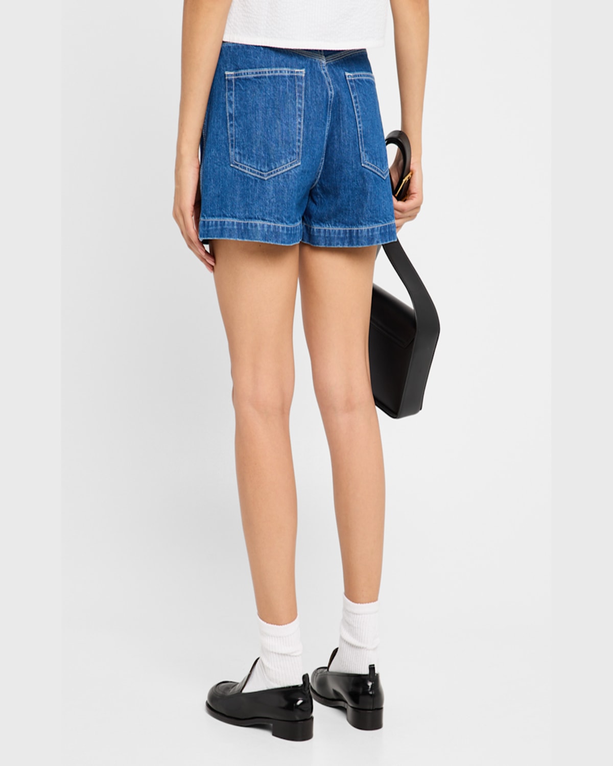 Frame The Charm High Waist Denim Shorts