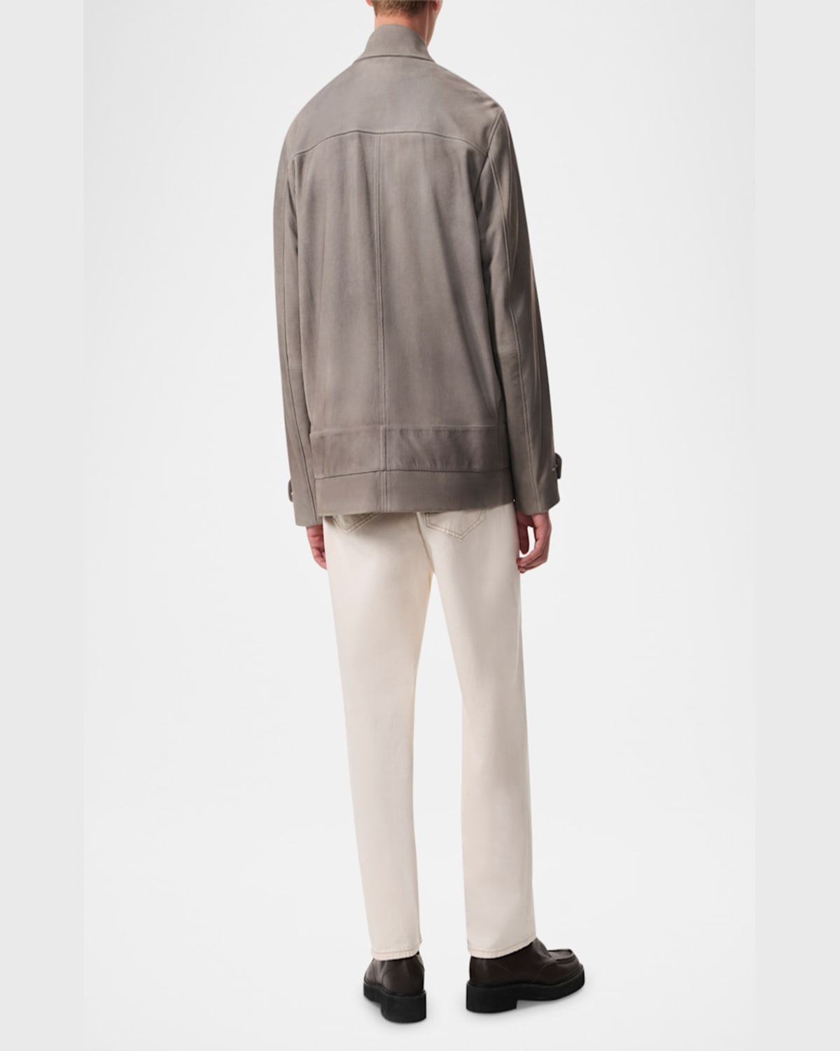 Rag & Bone Men's Pace Suede Chore Jacket In Desert