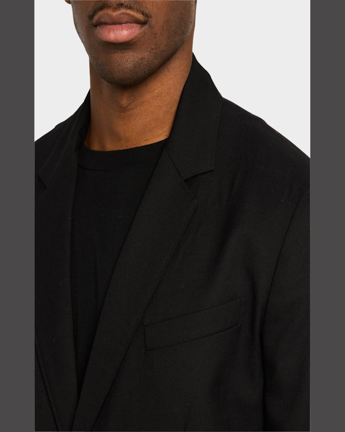 Rag & Bone Men's Butler Ripstop Wool Blazer In Black