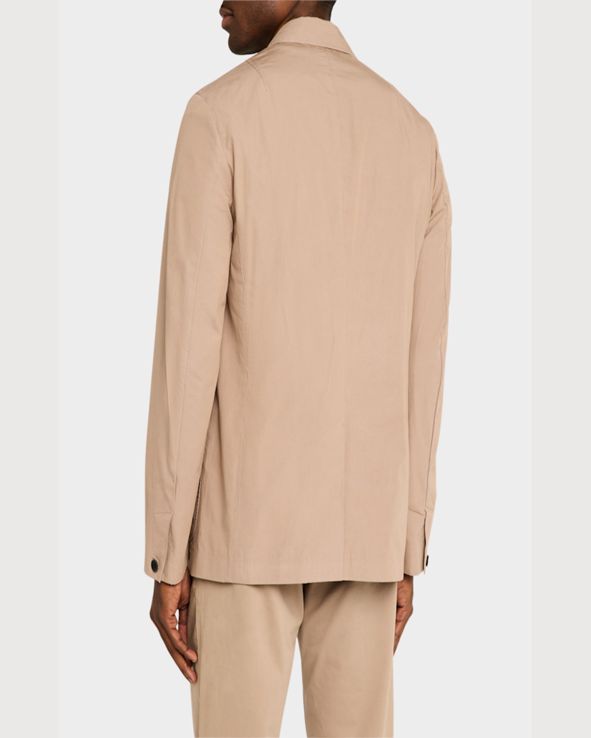 Rag & Bone Achilles Peached Cotton Blazer Desert Tau In Desert Tau