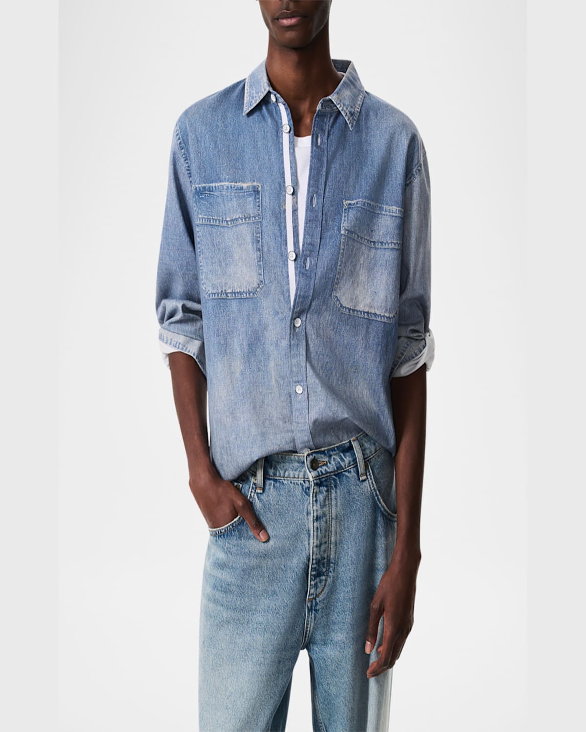 RAG & BONE MEN'S MIRAMAR CPO SHIRT