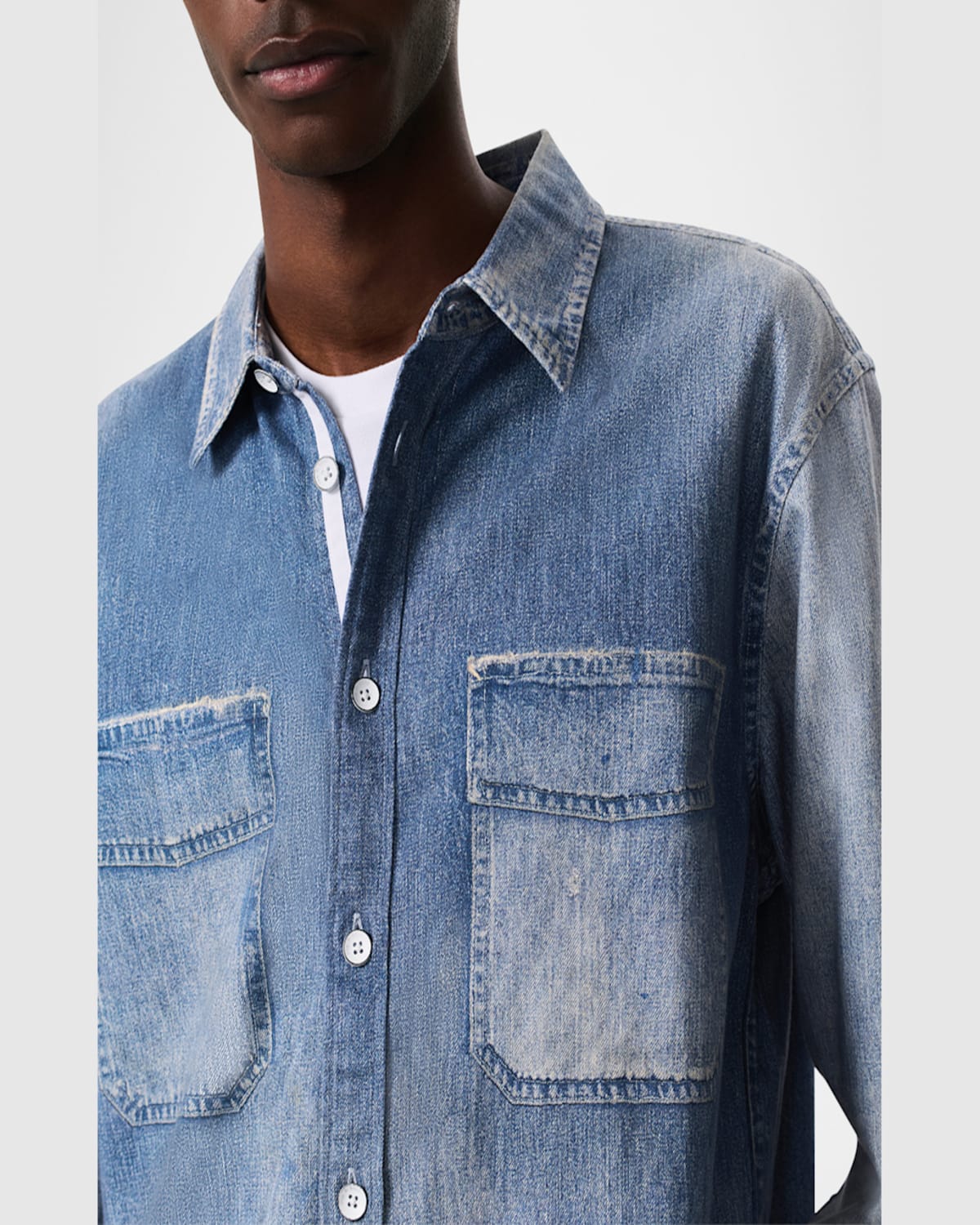 RAG & BONE MEN'S MIRAMAR CPO SHIRT