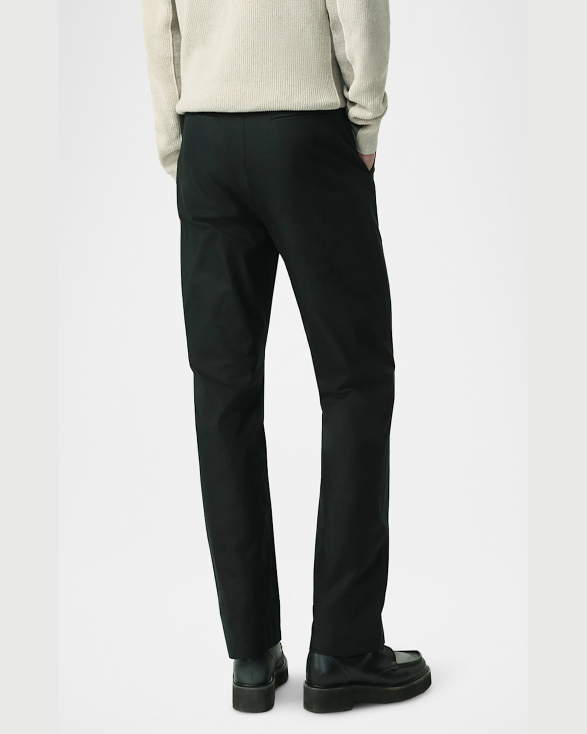 Rag & Bone Men's Haydon Straight Fit Cotton Chino Pants In Black