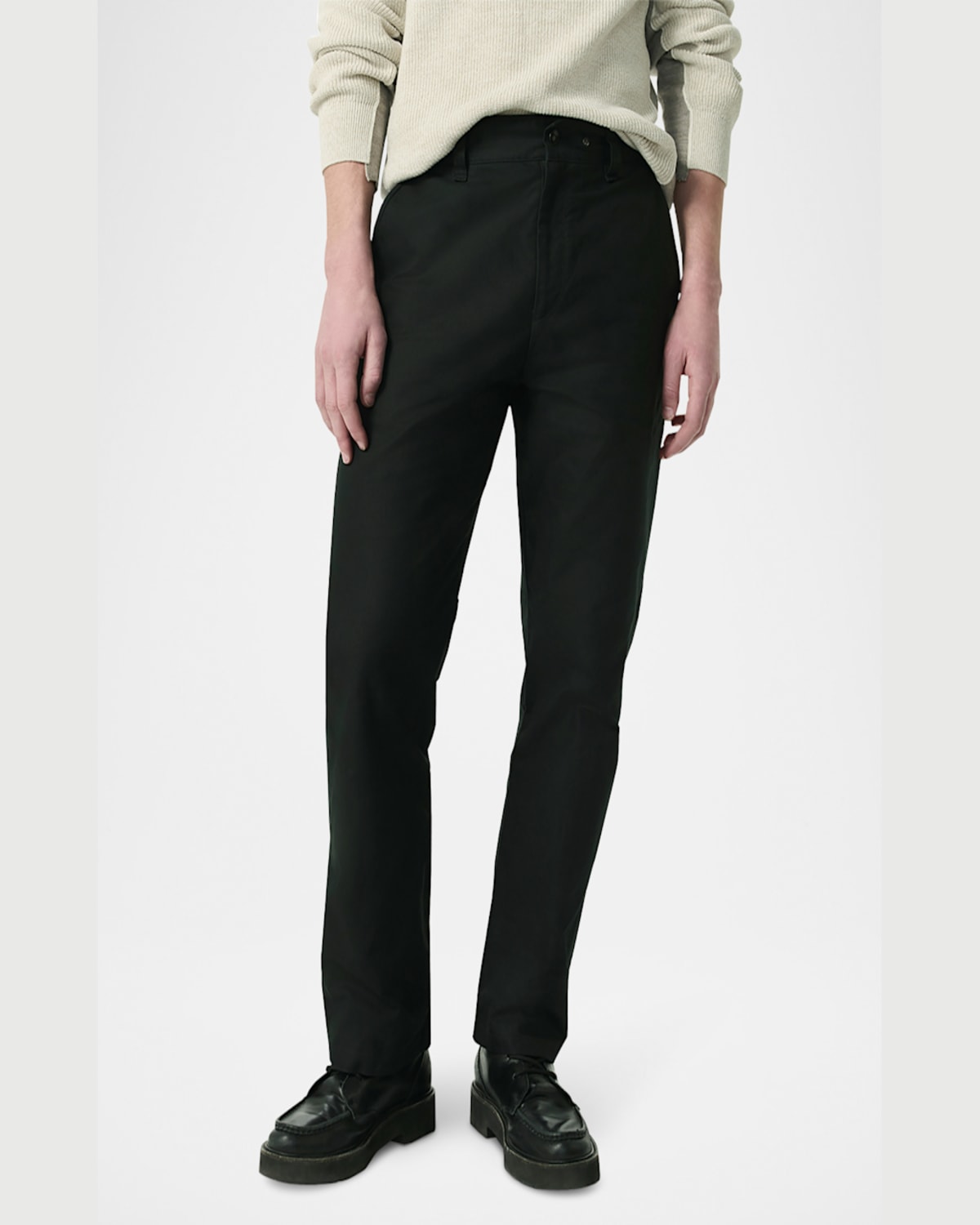 Rag & Bone Men's Haydon Straight Fit Cotton Chino Pants In Black