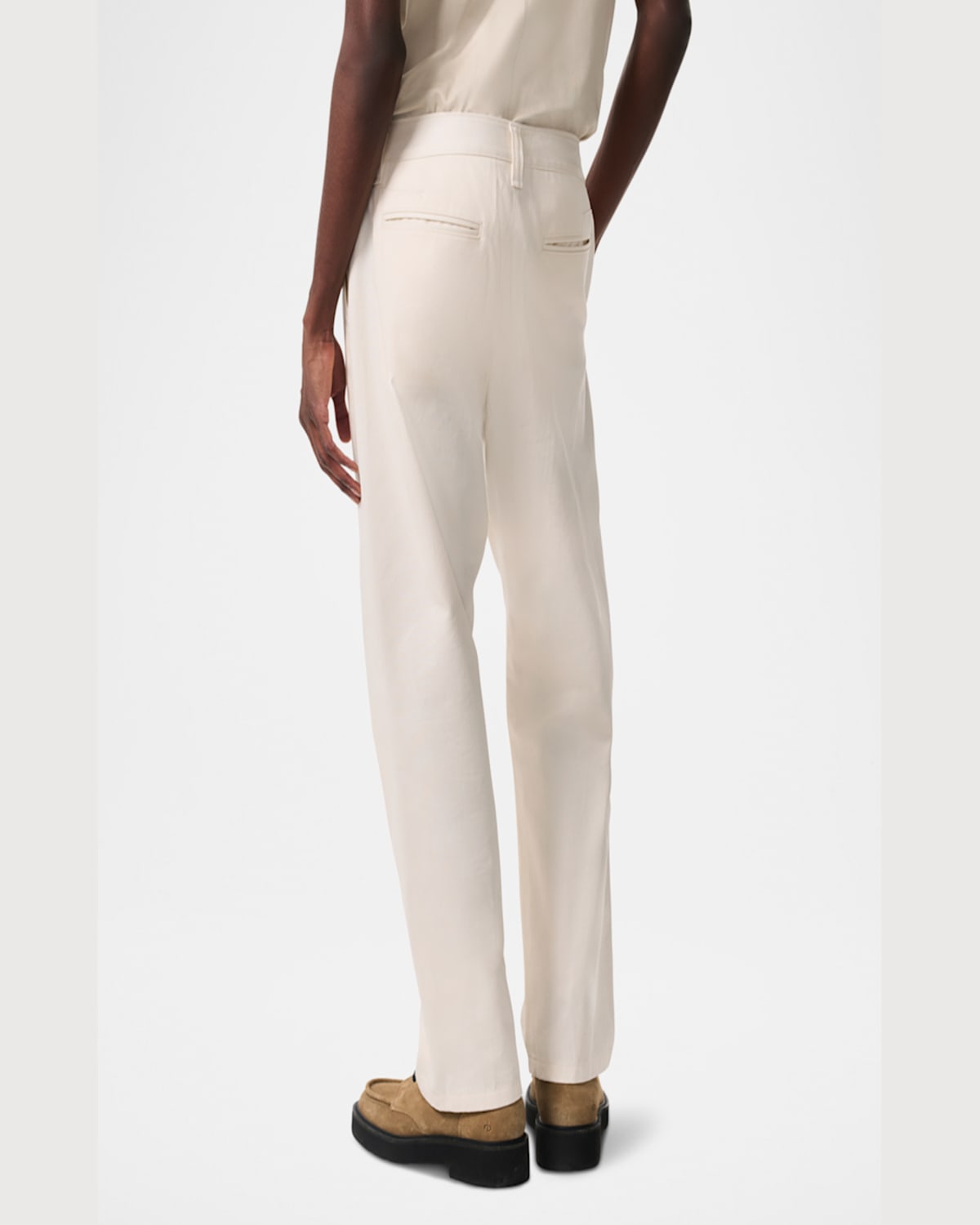 Shop Rag & Bone Men's Haydon Straight Fit Cotton Chino Pants In Offwht