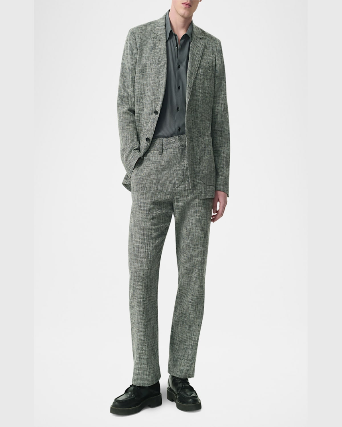Rag & Bone Men's Butler Patch Pocket Blazer In Navymult