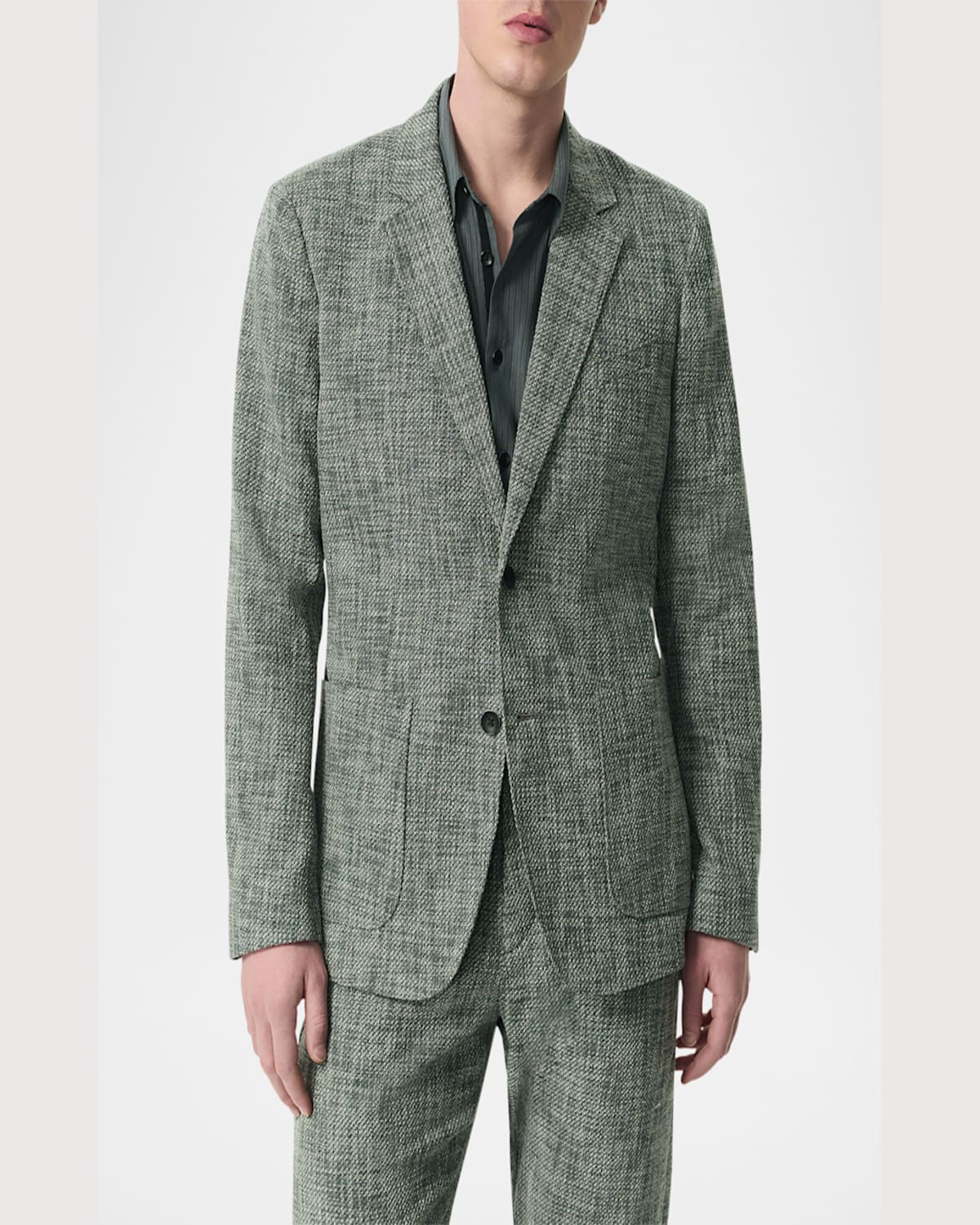 Rag & Bone Men's Butler Patch Pocket Blazer In Navymult