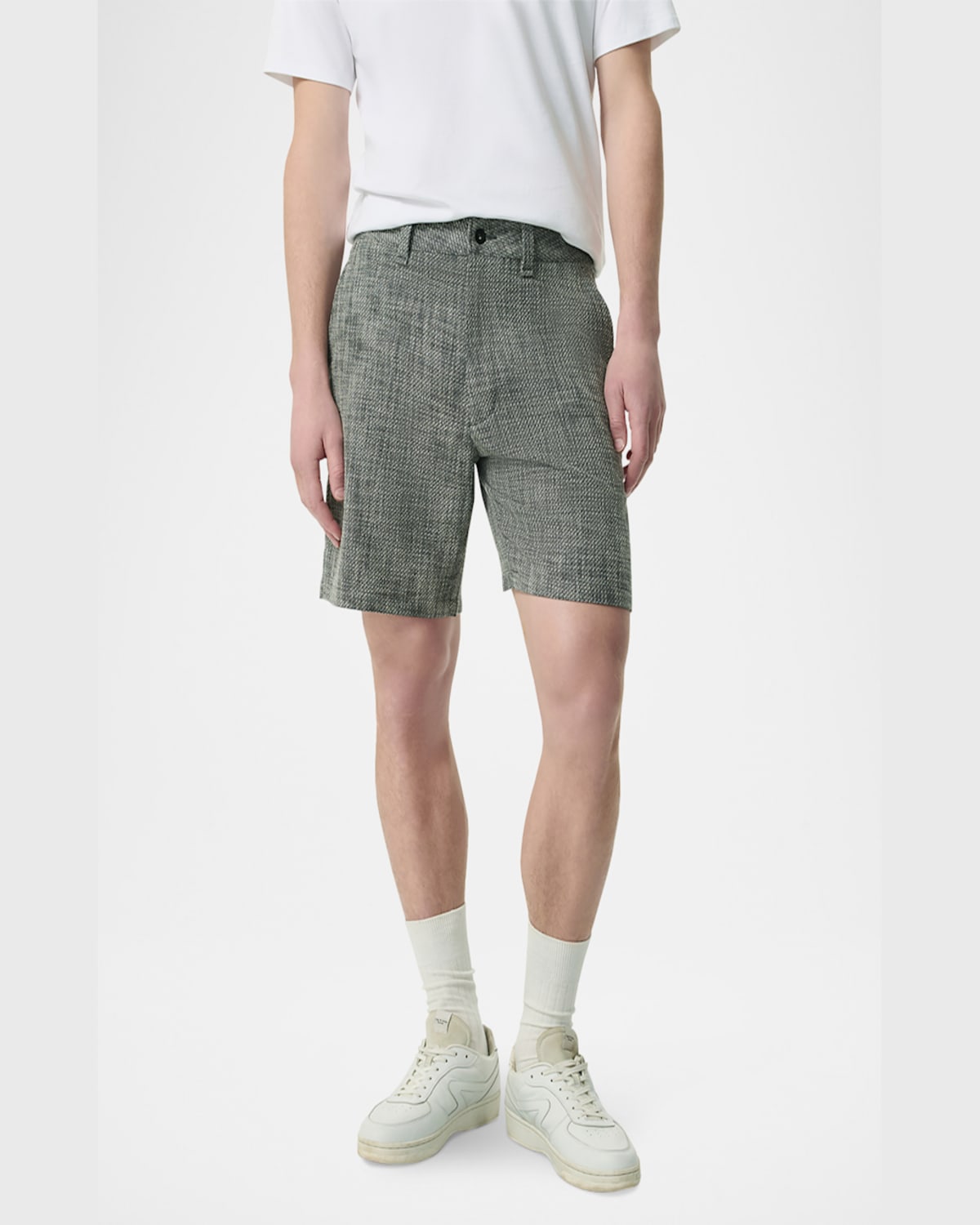 Rag & Bone Men's Haydon Tweed Shorts In Navymult