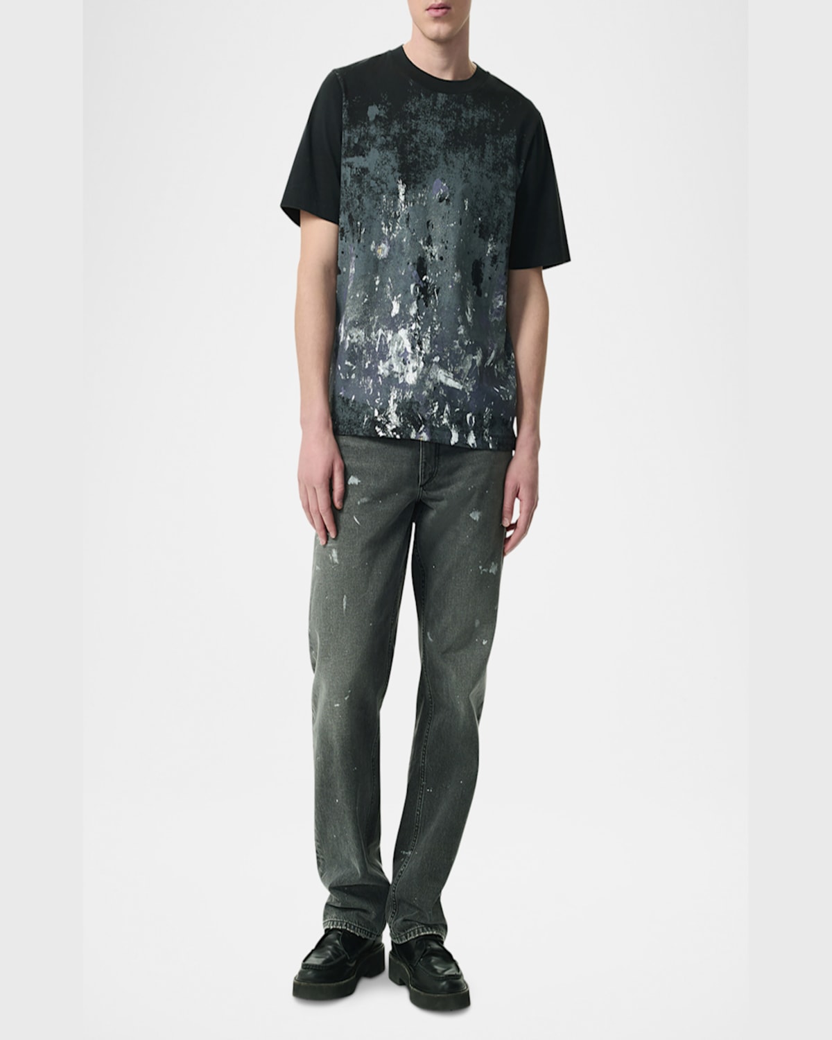 Rag & Bone Men's Fit 4 Authentic Rigid Jeans In Painted Ch