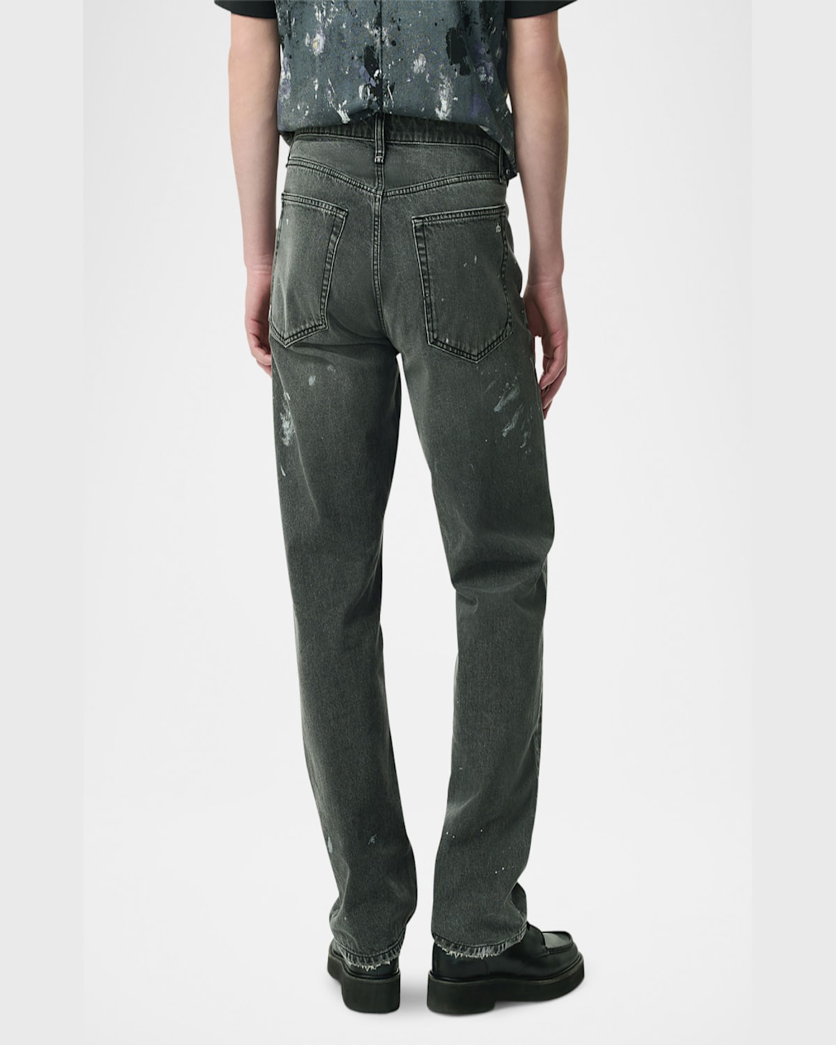 Rag & Bone Men's Fit 4 Authentic Rigid Jeans In Painted Ch