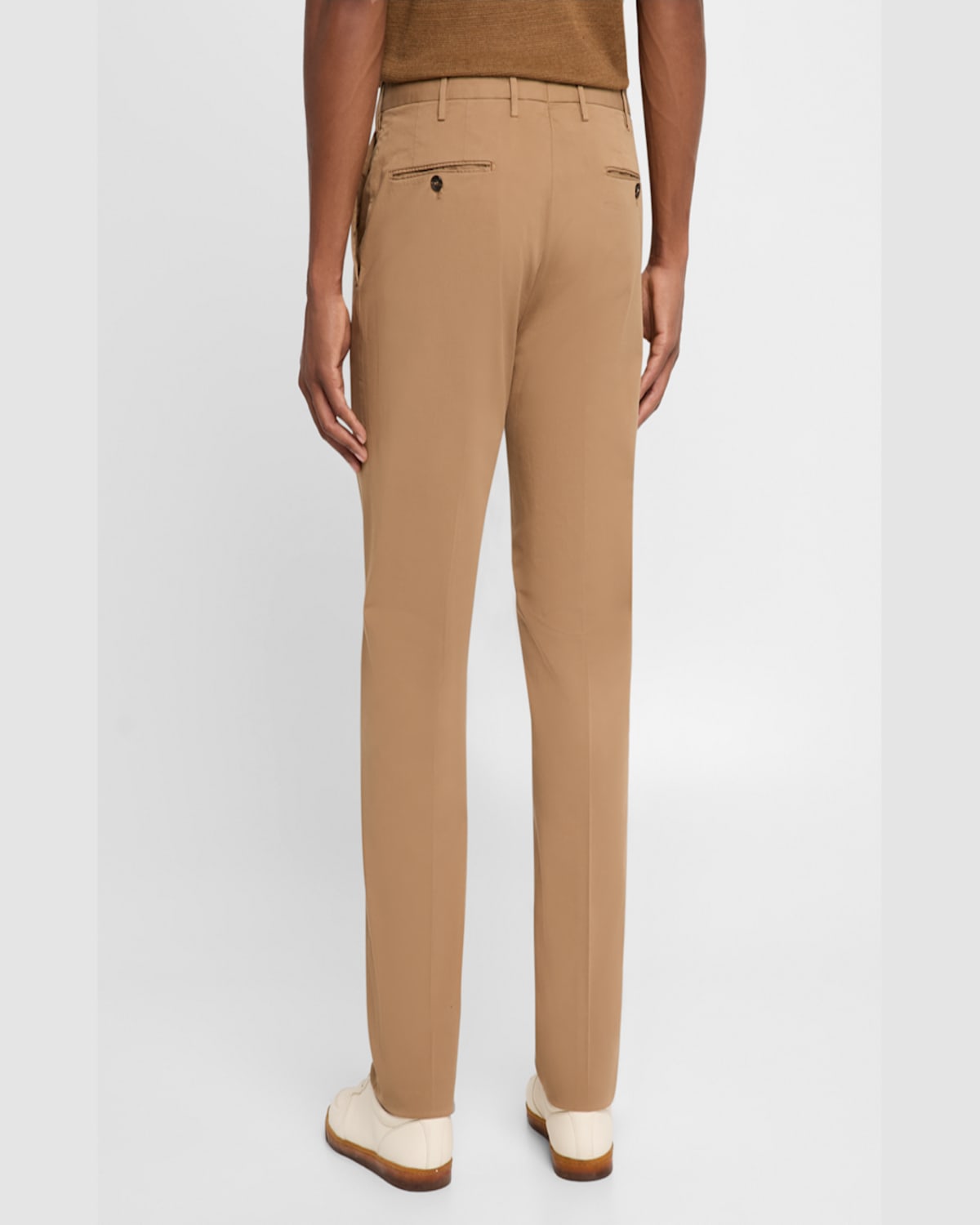 Incotex Tapered Trousers In Dark Beige520
