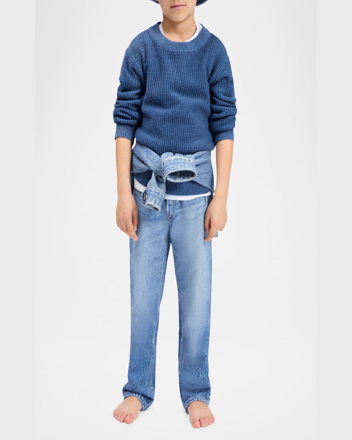 Rag & Bone Kid's Miramar Wide Leg Jeans In Noosa