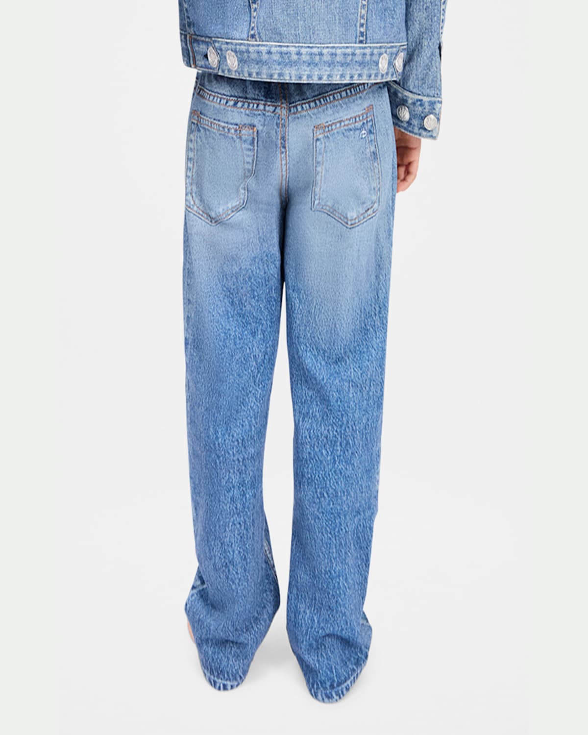Rag & Bone Kid's Miramar Wide Leg Jeans In Noosa