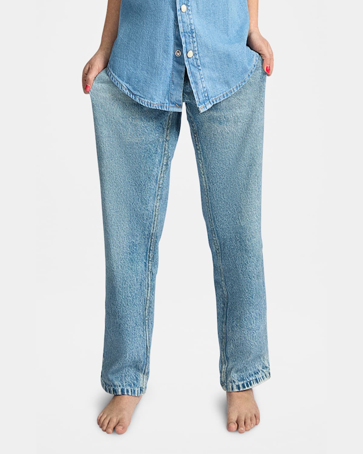 Rag & Bone Kid's Miramar Wide Leg Jeans In Valen
