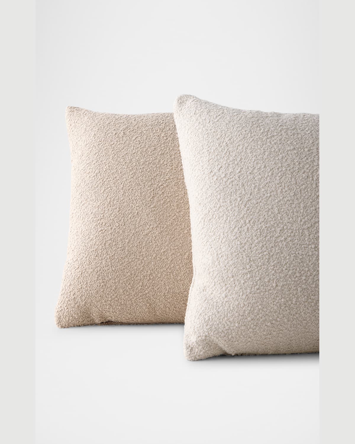 Tl At Home Boucle Decorative Lumbar Pillow, 18" X 48" In Natural