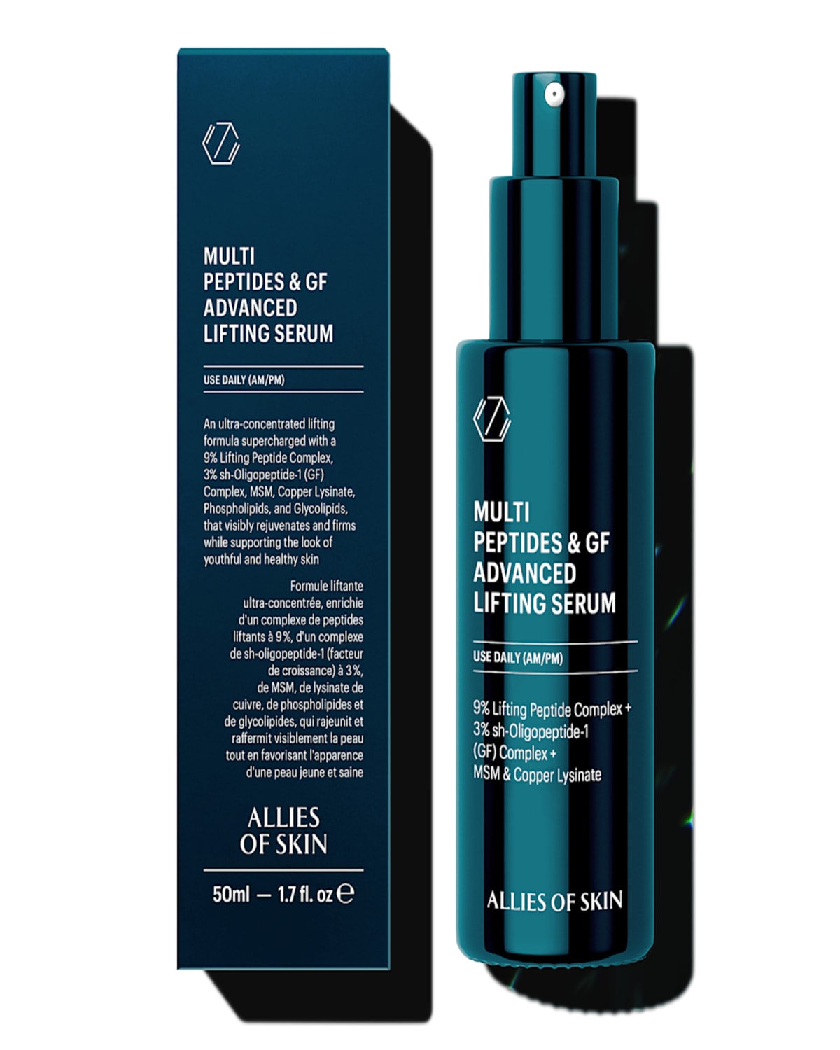Allies Of Skin Multi Peptides And Growth Factor Advanced Lifting Serum, 1.69 Oz.