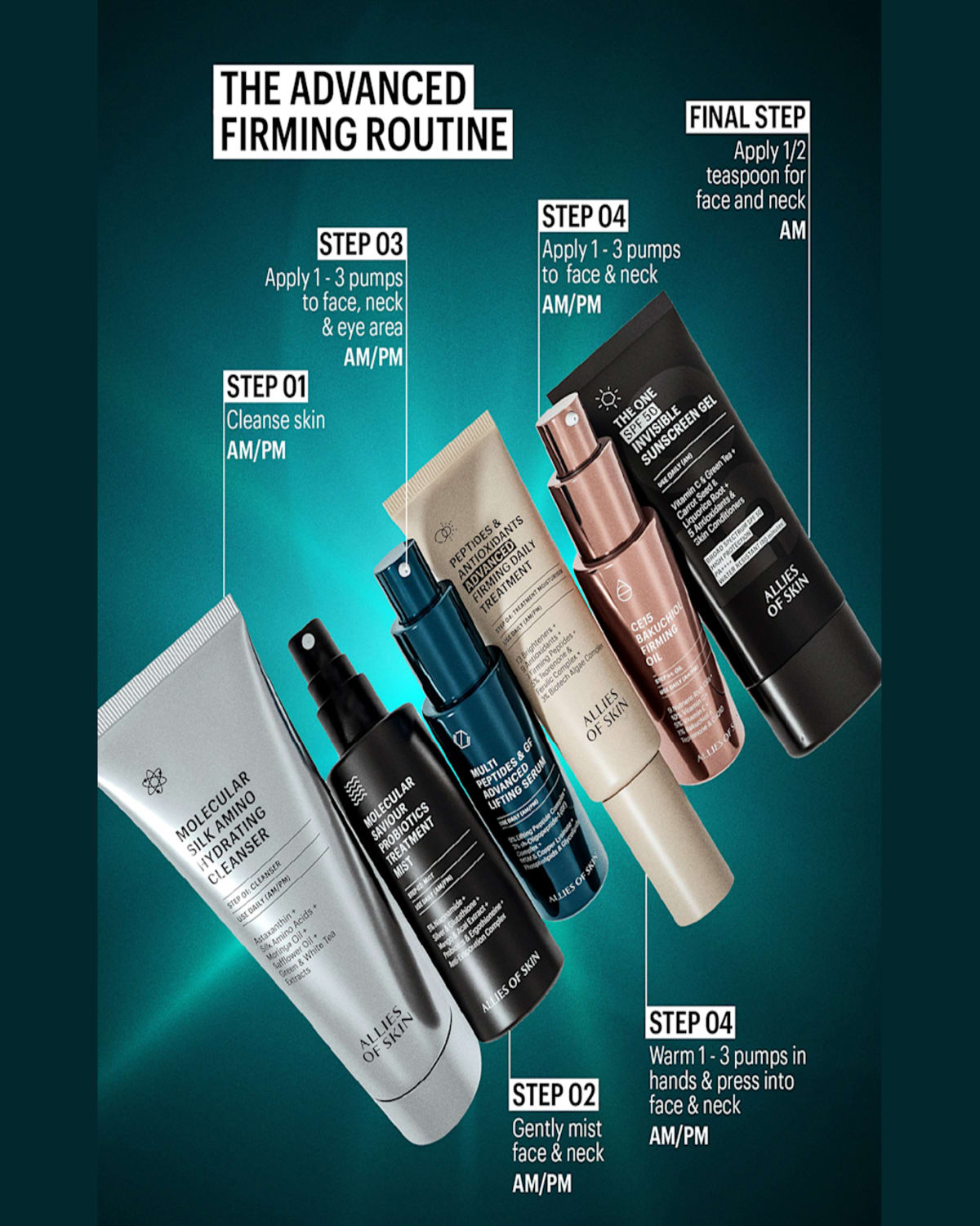 Allies Of Skin Multi Peptides And Growth Factor Advanced Lifting Serum, 1.69 Oz.