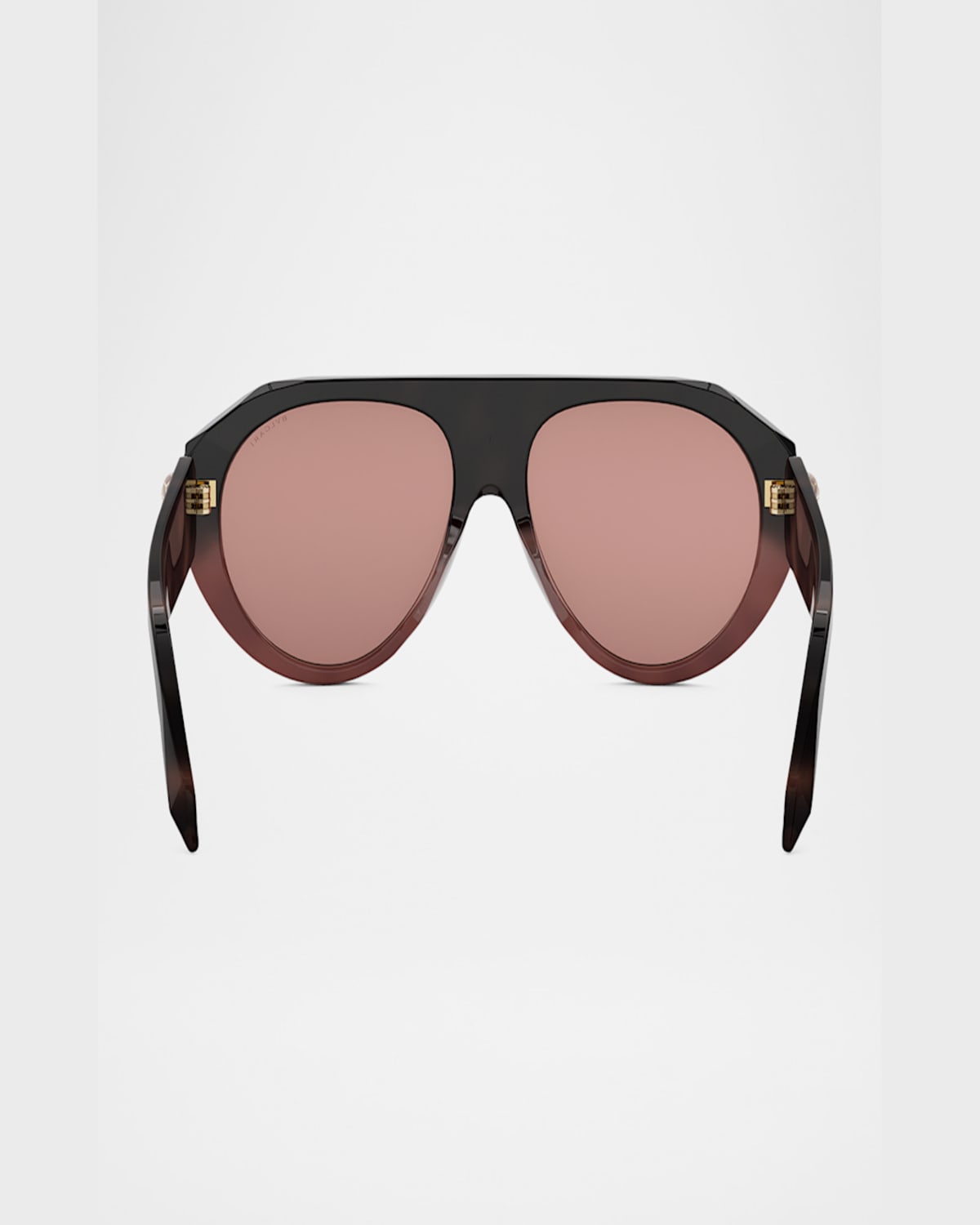 Bvlgari Serpenti Forever Acetate Aviator Sunglasses In Brown