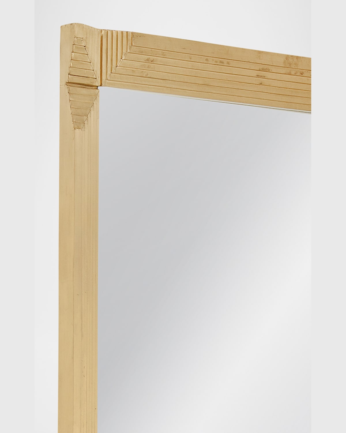 Shop Katherine Noble By Bmc Mellstock 82" Floor Mirror In Gold