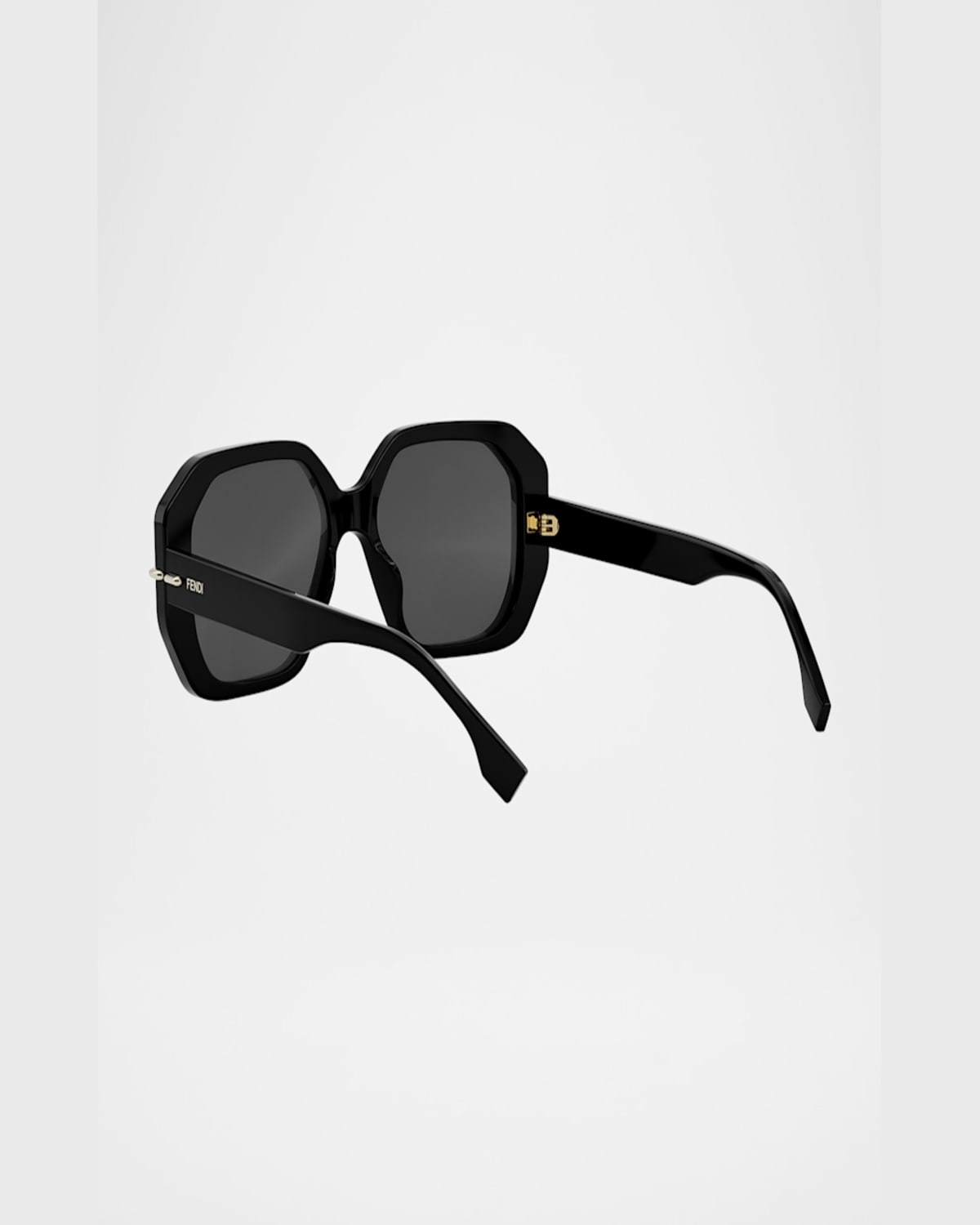 Fendi Selleria Square Sunglasses In Black