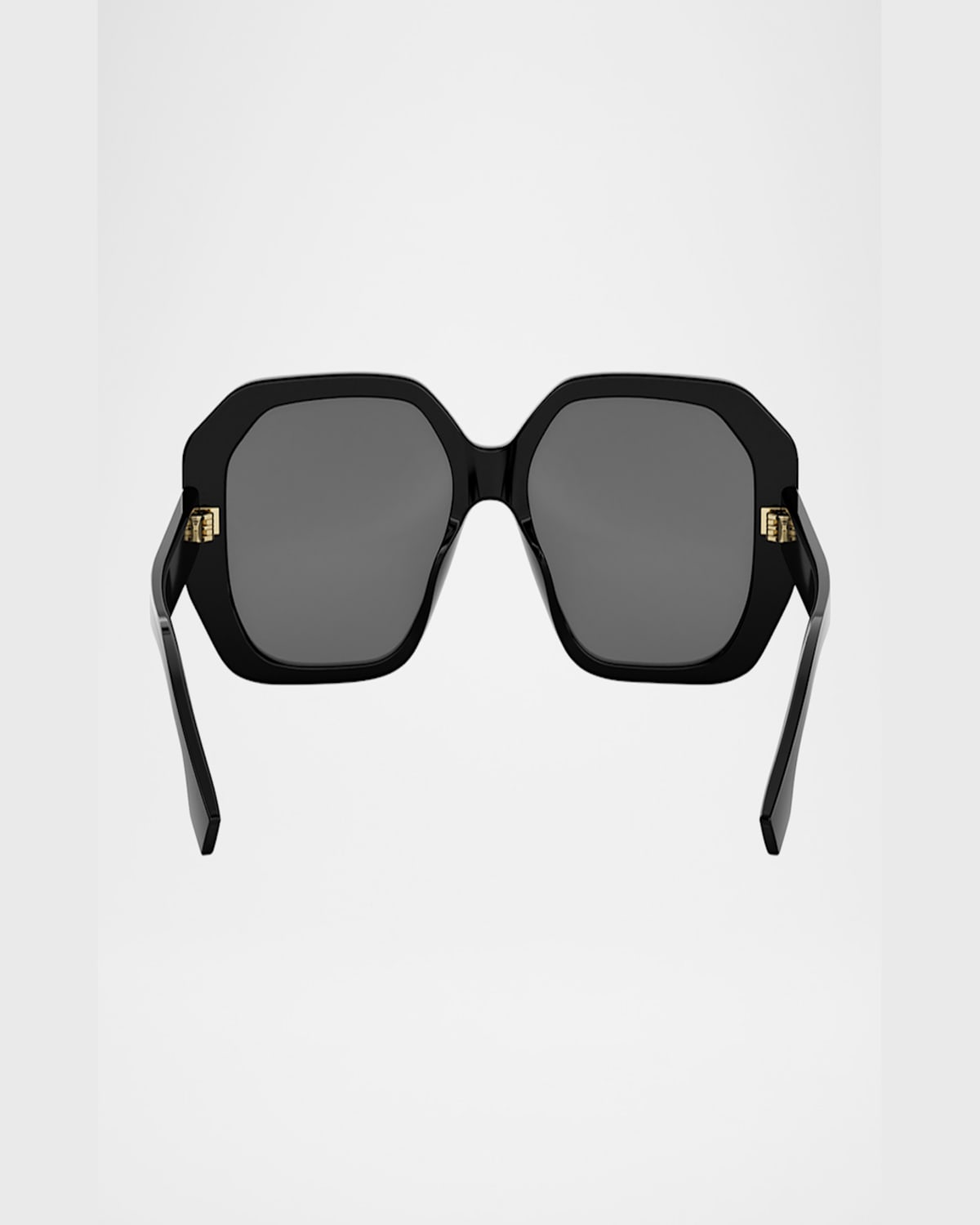 Fendi Selleria Square Sunglasses In Black