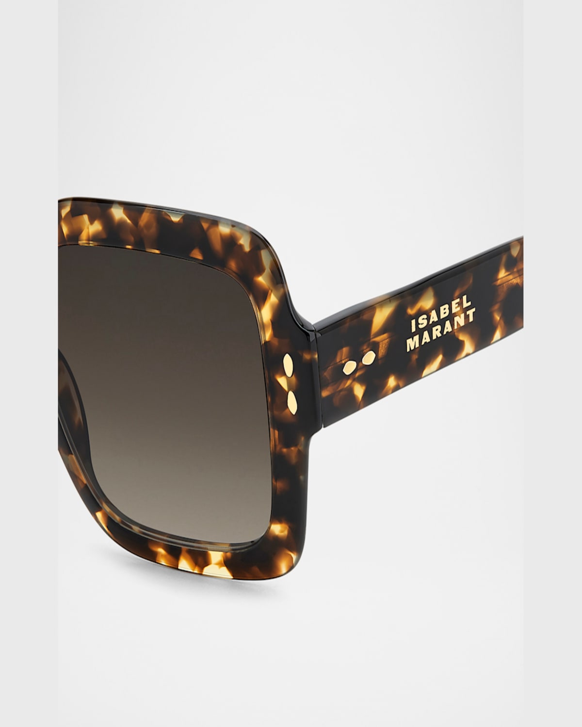 Isabel Marant 54mm Gradient Square Sunglasses In Brown