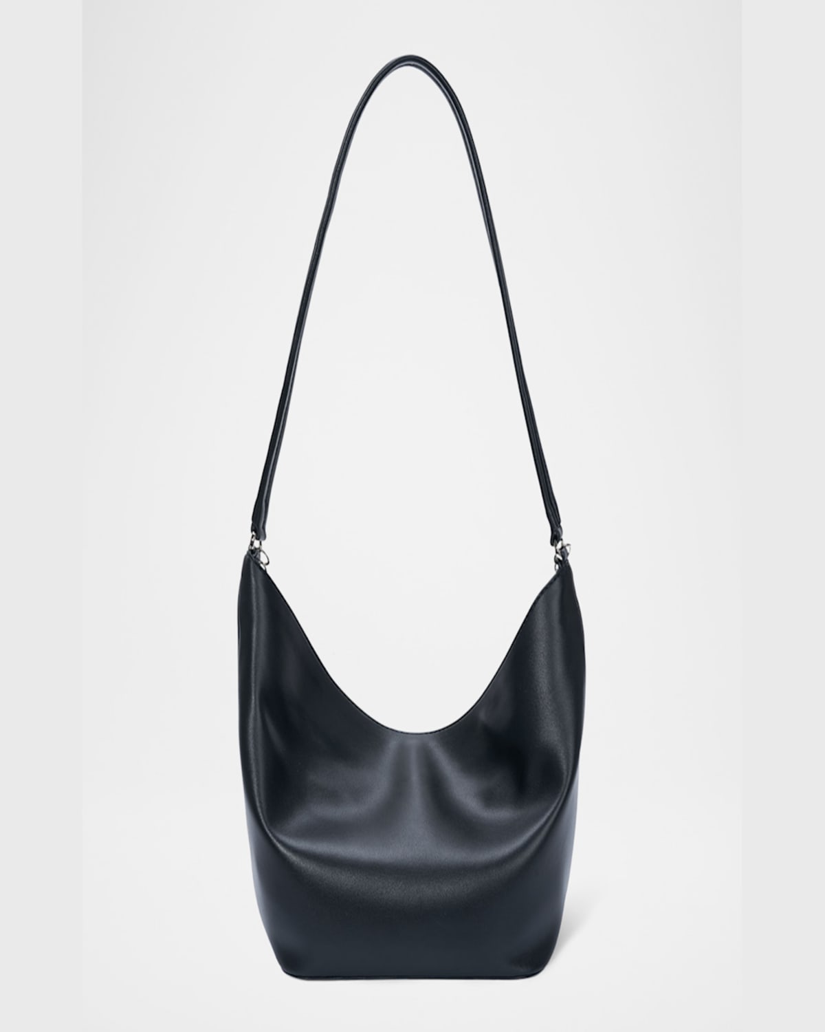 ORYANY BALL CHAIN LEATHER BUCKET BAG 