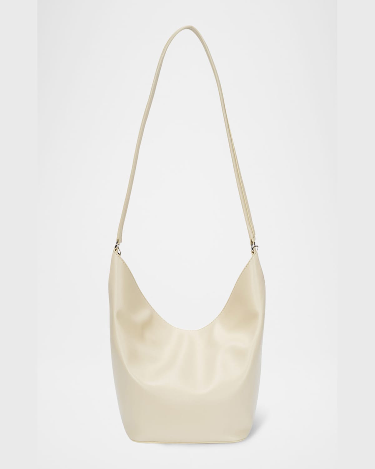 ORYANY BALL CHAIN LEATHER BUCKET BAG 