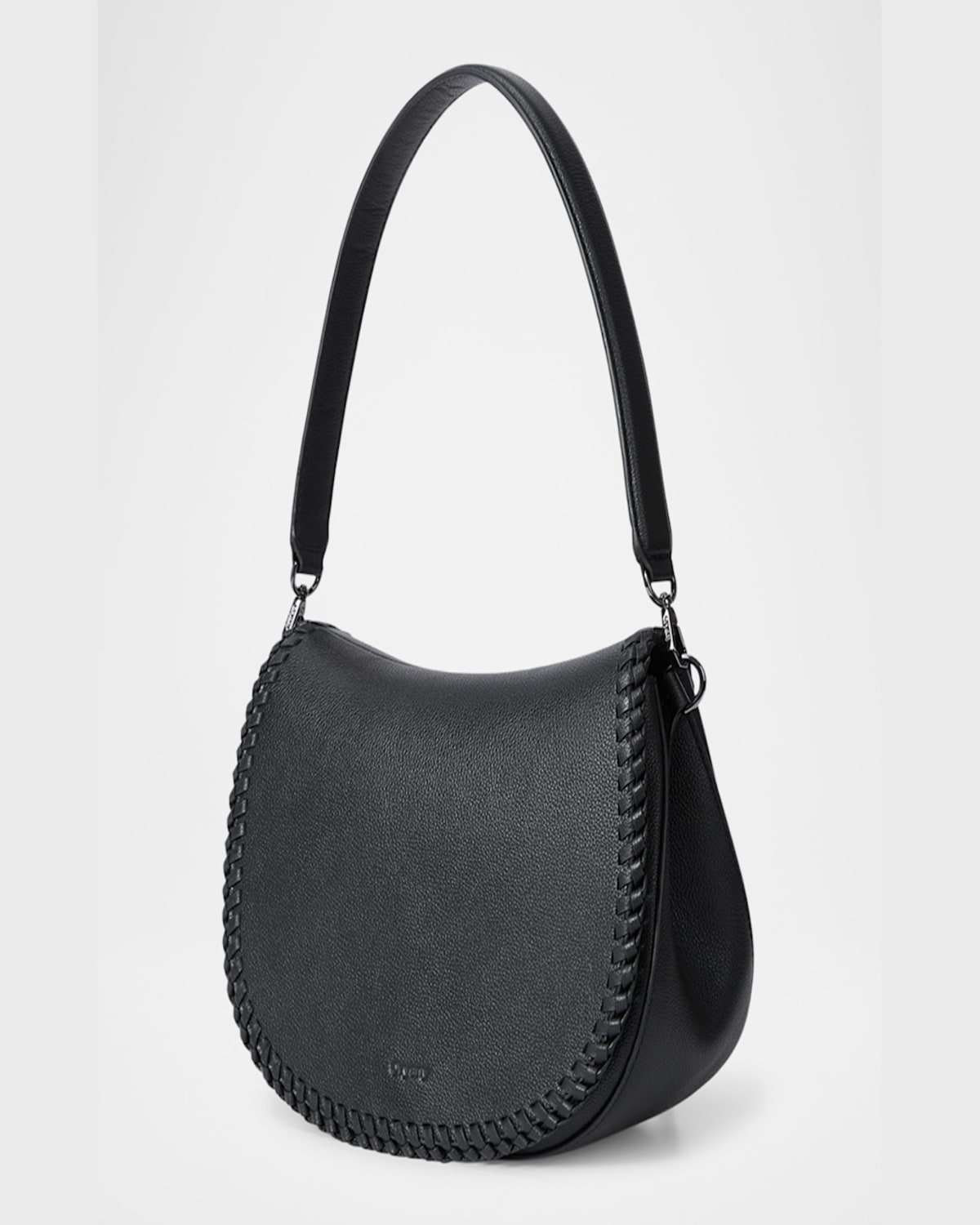 ORYANY BENTLEY MEDIUM LEATHER SADDLE SHOULDER BAG 