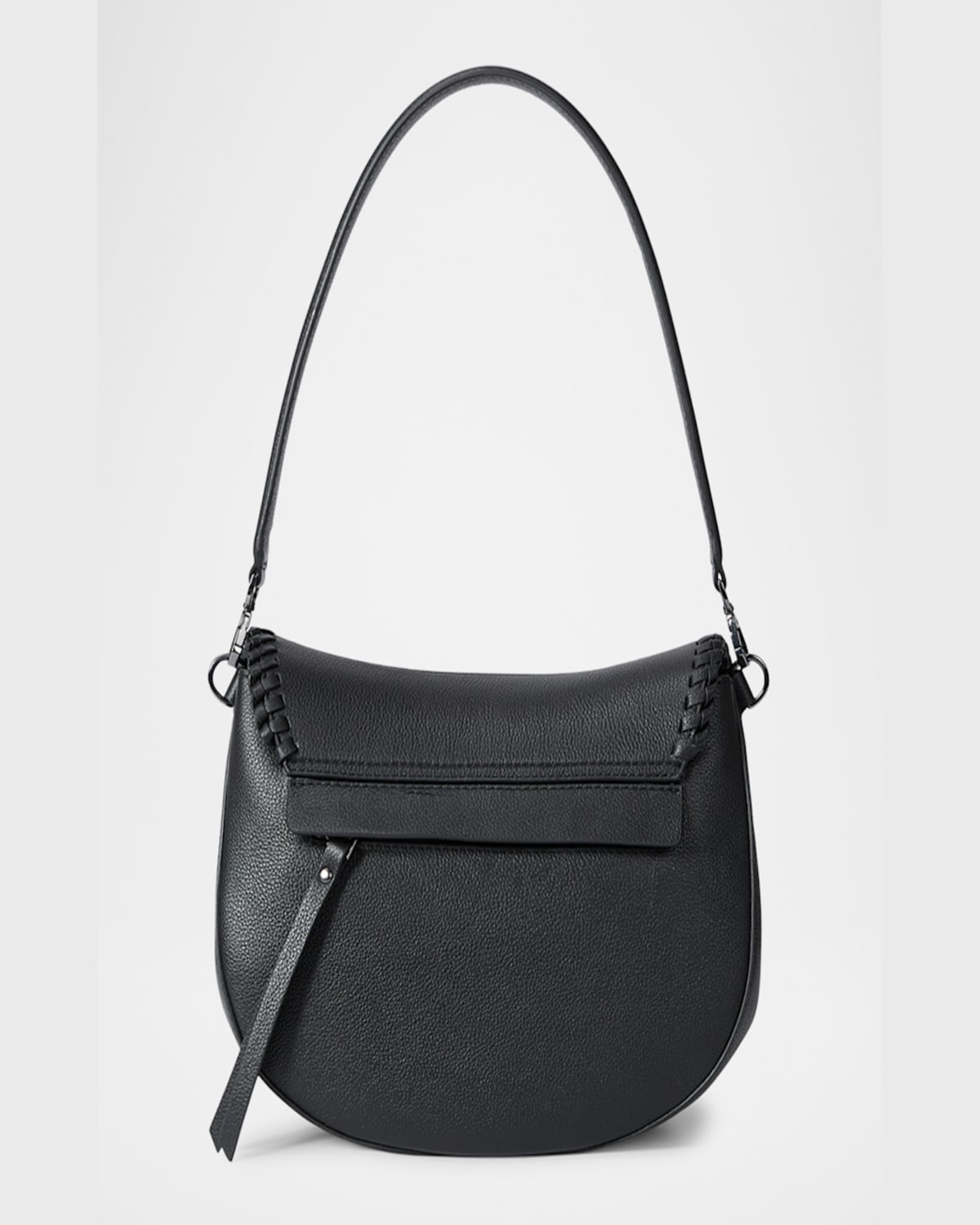 ORYANY BENTLEY MEDIUM LEATHER SADDLE SHOULDER BAG 
