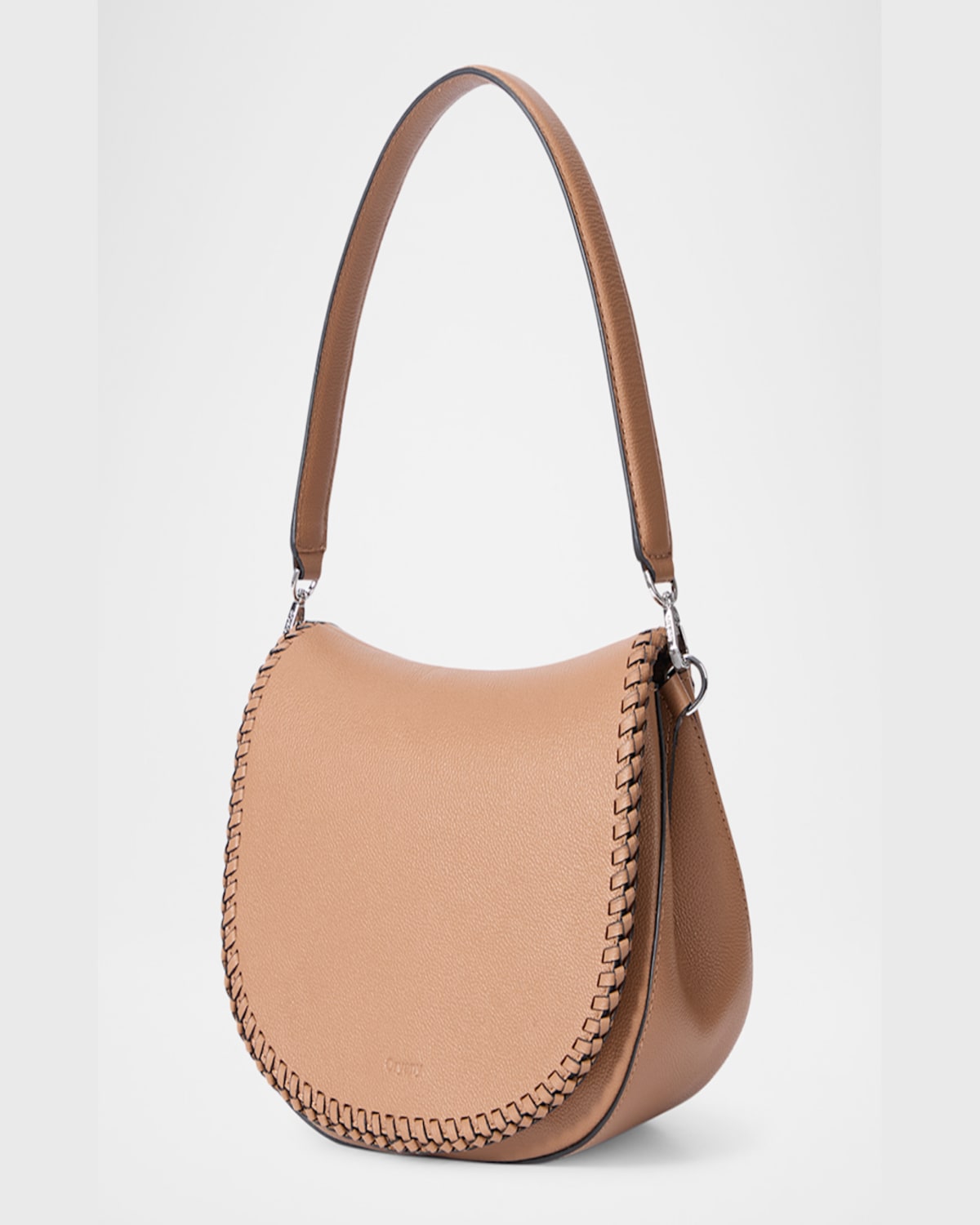 ORYANY BENTLEY MEDIUM LEATHER SADDLE SHOULDER BAG 