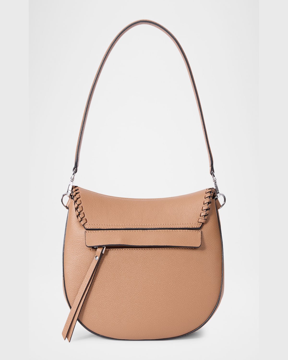 ORYANY BENTLEY MEDIUM LEATHER SADDLE SHOULDER BAG 