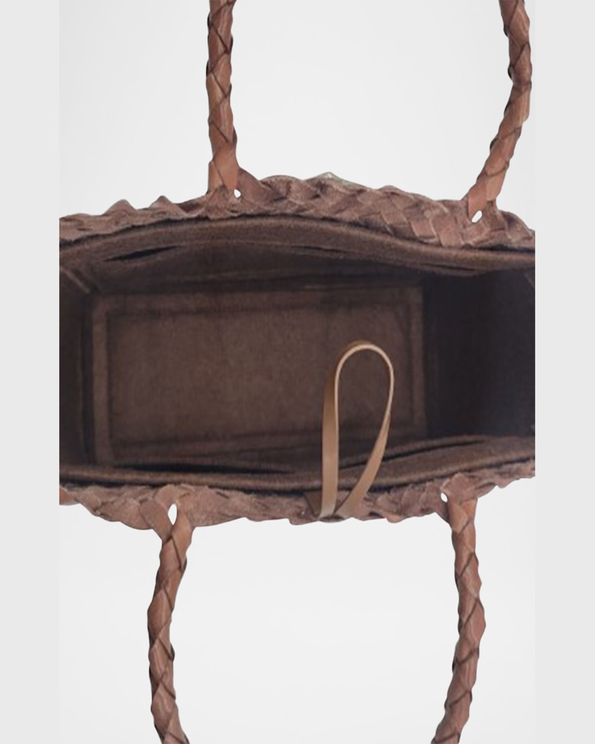 ORYANY KAYLA WOVEN LEATHER TOTE BAG 