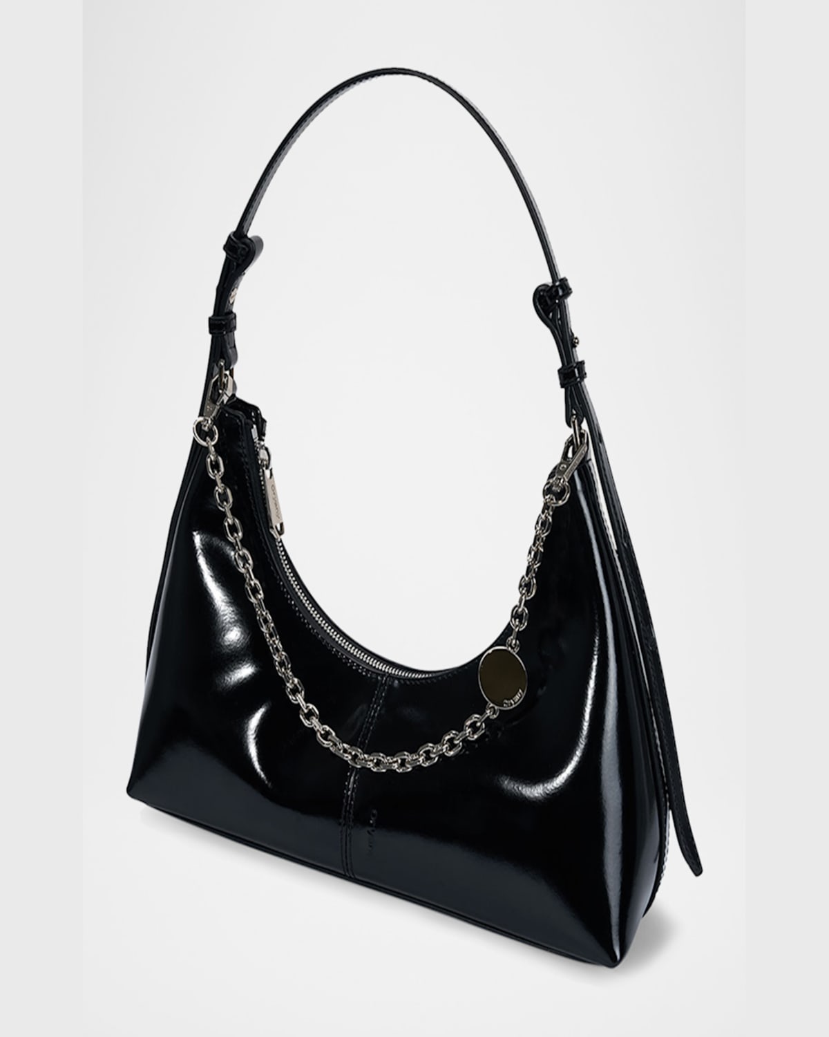 ORYANY MARRAKESH 25 SHINY LEATHER SHOULDER BAG 
