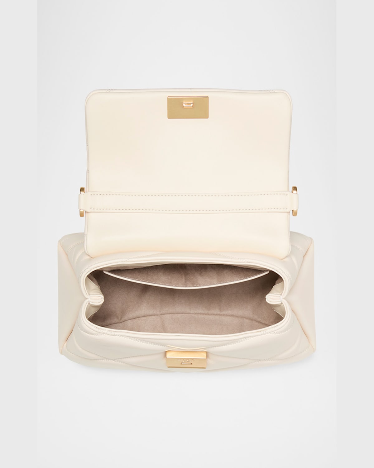 Kate Spade Grace Quilted Leather Top-handle Bag In Cream.