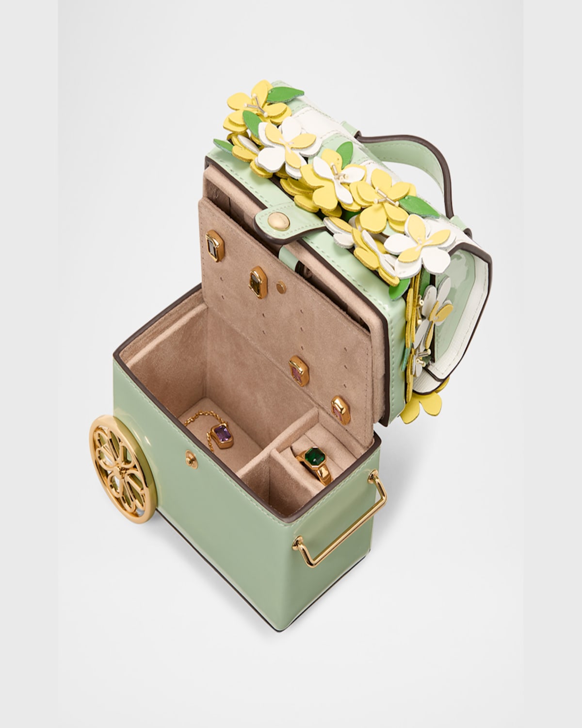 Kate Spade Fresh Picks Flower Cart Jewelry Case In Multi